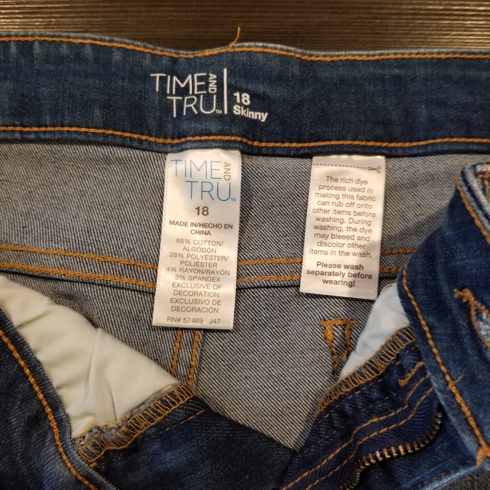 Time and Tru Jean size18